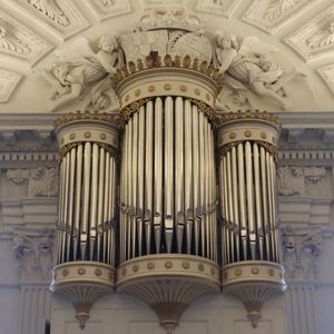 Orgel der Schlosskirche Köpenick mit einem Prospekt von C.A. Buchholz